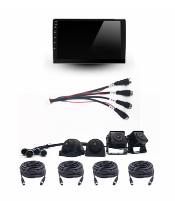 جودة  Wired RV Backup Car Multimedia Navigation System 10in Dual Split Screen 9 To 36V مصنع