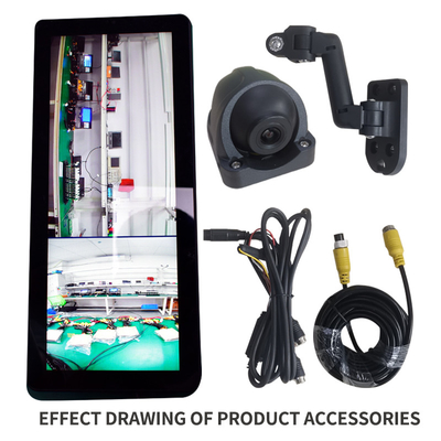 جودة  IP67 Vehicle Rear View Mirrors DVR Full HD 1080P 2CH Dual Camera Video Recorder مصنع