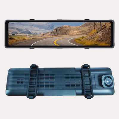 جودة  4K Rearview Mirror Dash Cam ADAS System KING CROWN OEM Car DVR with Dual Camera مصنع
