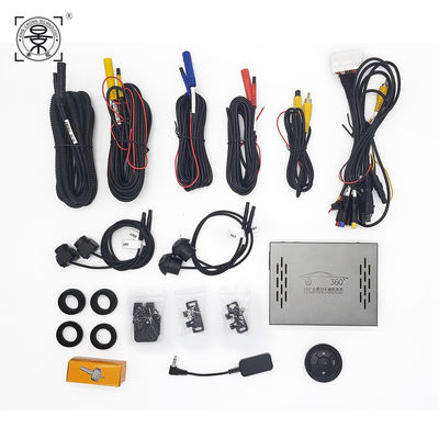 كاميرا السيارة البانورامية عالية الوضوح 360 درجة كيت العين الطيورية 1080P نظام مراقبة مواقف السيارات المحيطة للسيارات العالمية