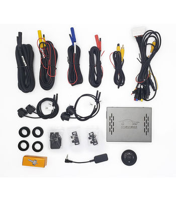 نظام مراقبة الرؤية المحيطية ثلاثي الأبعاد بزاوية 360 درجة مع كاميرات بزاوية عريضة 1080 بكسل عالية الدقة للرؤية الليلية والتوجيه العكسي