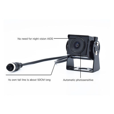 كاميرا رؤية ليلية AHD بدقة 1080 بكسل و 10 مصابيح LED، مقاومة للماء بتصنيف IP69K، مساعدة عكسية سلكية للشاحنات والحافلات والمقطورات، تصميم معتمد وفقًا لمعيار ISO 16750، كاميرا أمان سيارات شديدة التحمل