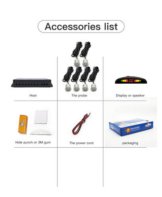 موقع وقوف السيارات الذكي مستشعر وقوف السيارات ، الكشف الأمامي والخلفي ، مساعد وقوف السيارات ، جهاز سلامة وقوف المركبات ، مستشعر السيارة العالمي
