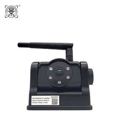 Wireless Magnetic Backup Camera with Battery Mobile WiFi Rear View for Van Truck Vehicle Compatible with iOS Android