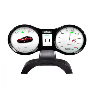 12.3 Inch Full LCD Digital Dashboard for Tesla Model 3 and Model Y with Plug-and-play Installation and Original Car Data Synchronization