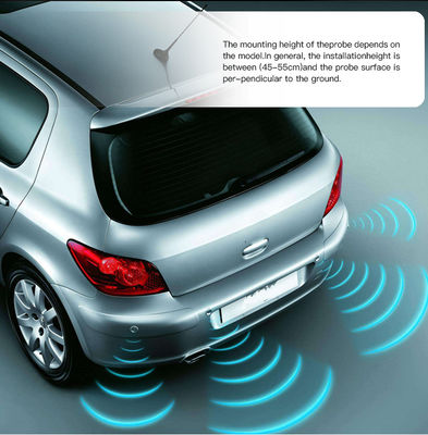 رادار وقوف السيارات الآمن 4 مجسات مستشعر النقطة العمياء للسيارة من نوع الجرس