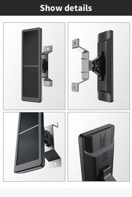 15مرآة إلكترونية رقمية مقاس 88 بوصة مع شريط فيديو مزدوج وكاميرا احتياطية للنظر الخلفي