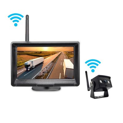 الرؤية الليلية WiFi الشاشة اللاسلكية للسيارة الرؤية الخلفية، الكاميرا الاحتياطية العكسية اللاسلكية مع ضمان لمدة سنة واحدة للسيارات التجارية الثقيلة لشركة سكانيا