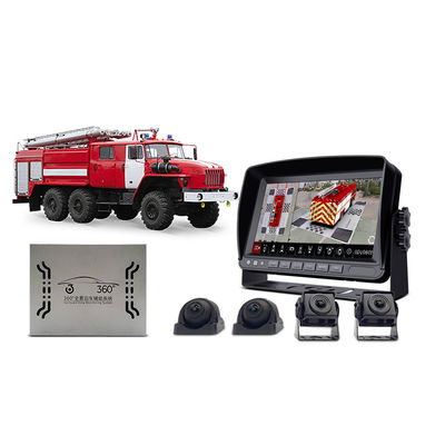 نظام الكاميرا 360 للطائرات الإطفائية مع AHD 1080P رؤية ليلية