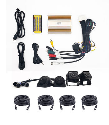 نظام كاميرات مراقبة الحافلات مع رؤية 360 درجة، AHD 1080P، مستشعر سوني ورؤية ليلية