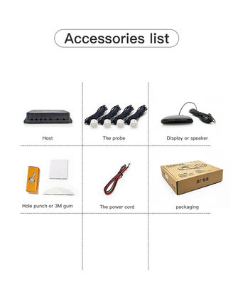 4 حساسات رادار وقوف السيارات الأوتوماتيكي، نظام كشف شاشة LED تشغيل/إيقاف للمساعدة على الرجوع للخلف لهوندا سيفيك