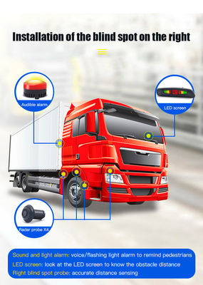 Universal 4-Sensor Car Parking Radar System with LED Display and Buzzer Alarm for Sedan Reverse Parking Assistance