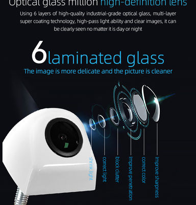 AHD 1080P/720P Backup Camera with 170° Fisheye Lens, Waterproof Golden Lens and Night Vision for Car Rear View