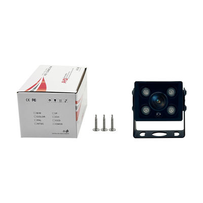 كاميرا الرجوع المربعة للسيارة سهلة التركيب مع رؤية ليلية LED مع دعامة قابلة للتعديل