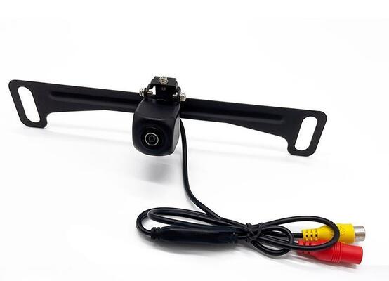 إطار لوحة ترخيص مع كاميرا احتياطية مع مستشعر CCD و AHD للرؤية الليلية لركن آمن