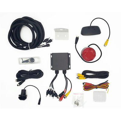 طقم رادار وقوف السيارات العكسي التلقائي 4 مستشعرات كشف بالموجات فوق الصوتية لسلامة المركبات