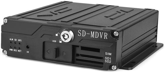 نظام DVR متنقل ذو 4 قنوات مع شاشة VGA مقاس 10 بوصات وتتبع نظام تحديد المواقع العالمي (GPS) 4G ومراقبة السائق للشاحنات ومركبات الأسطول