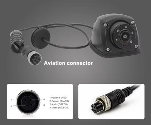 Wide Angle AHD Night Vision Side & Rear View Camera Blind Spot Detection Backup Camera for Car Bus Truck All Vehicles