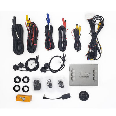 360° Panoramic Vehicle Camera System with Real-Time Display and Enhanced Safety Features