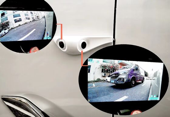 نظام كاميرا الرؤية الجانبية للسيارة AHD 1080P مزدوج العدسة بشاشة 7 بوصة وموصل RCA وقاعدة لاصقة لمراقبة السلامة لهاتشباك سوزوكي سويفت