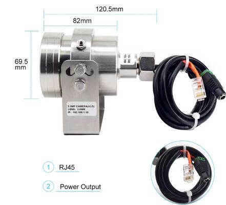 كاميرا سيارات معدنية مضادة للانفجار للشاحنات والمركبات الصناعية