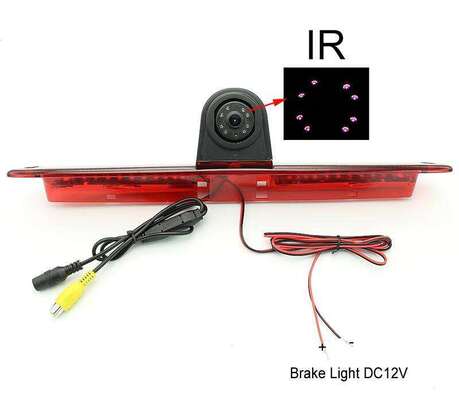 HD Car Brake Light Rear View Backup Camera, Parking Reverse Camera for Citroen Jumpy, Peugeot Expert, Toyota Proace 2016-2019