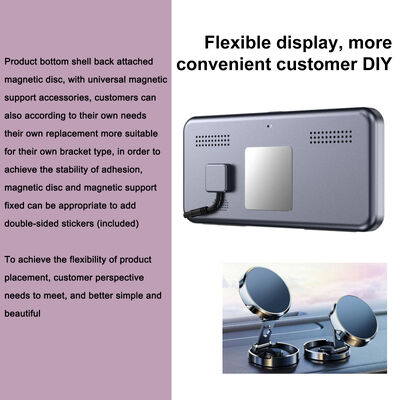 كاميرا AHD 1080P متقدمة للنظر الخلفي مع تصميم Sharkfin وشاشة 6.25 بوصة لتحديد مواقف السيارات والنقطة العمياء