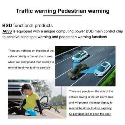 كاميرا AHD 1080P متقدمة للنظر الخلفي مع تصميم Sharkfin وشاشة 6.25 بوصة لتحديد مواقف السيارات والنقطة العمياء