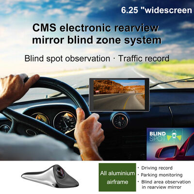 Sleek and Compact Sharkfin Camera with AHD 1080P, Night Vision, Blind Spot Detection for Enhanced Driving Safety