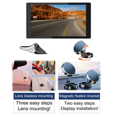 Sleek and Compact Sharkfin Camera with AHD 1080P, Night Vision, Blind Spot Detection for Enhanced Driving Safety