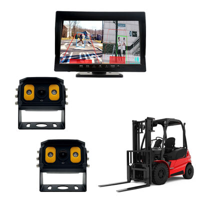 الكاميرا الأمامية والخلفية AHD 1080P عالمية IP68 مقاومة للماء 12V نظام احتياطي عكسي للشاحنات الحافلات المدرسية