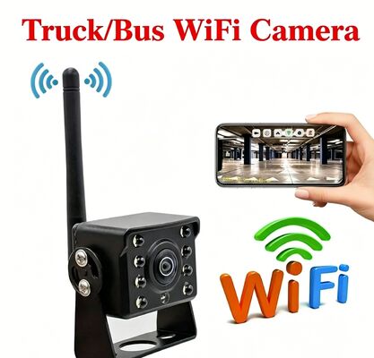 12‑24V Truck Universal WiFi Camera, Mobile Internet Bus Mounted Waterproof Wireless Cam, High‑Definition Infrared Night Vision for MAN