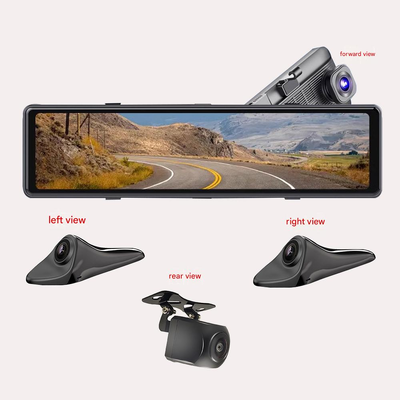 4CH Car DVR Truck Dash Camera Black Box Streaming Video Recorder Night Vision 4 Split Display Special Bracket OEM ODM