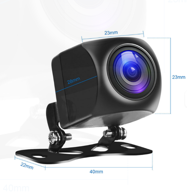 170 درجة العدسة Fisheye AHD 1080P كاميرا السيارة العكسية، كاميرا الاحتياطي رؤية ليلية OEM لهيونداي متوافقة مع شاشة سيارة أندرويد، ملحقات سلامة وقوف السيارات
