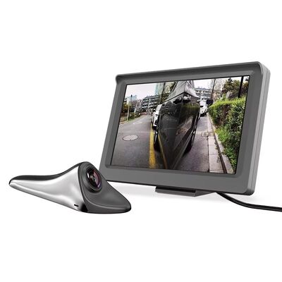5 Inch LCD Screen Shark Fin Blind Zone Mirror with 120 Degree View Angle and IP68 Waterproof Vehicle Blind Spot System