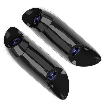 AHD 1080P HD IP67 مقاوم للماء 140 درجة زاوية واسعة كاميرا نقطة عمياء مزدوجة للرؤية لمراقبة جانبية للسيارة