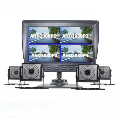 10.1 Inch 1080P Car Rear View Monitor Night Vision Reverse Camera Blind Spot Detection Dash Cam Safety Alarm System