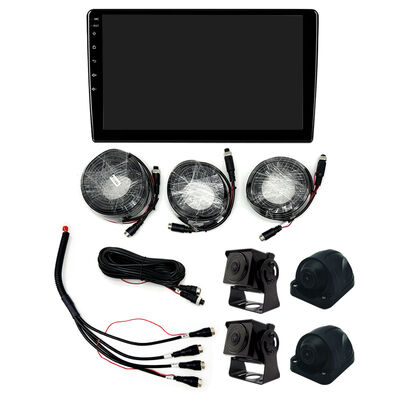 10 Inch 4 Channel AHD 1080P Truck Camera System for Blind Spot Monitoring and Vehicle Safety