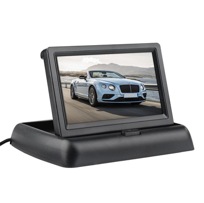 4.3" Digital TFT LCD Foldable Screen Monitor, Car Reverse Rear‑View Camera Display for Vehicle Parking Assist OEM Available